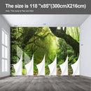 Forest Landscape Wall murals Woodland Tree Peel and Stick Wallpaper for Bedroom Living Room - 85"x118" by CozyNest Decor