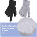 Geyoga 2 Pairs Women's Winter Touch Screen Gloves Soft Warm Fleece Lined Knit Elastic Cuff Winter Texting Gloves by TinyTreasures Baby Boutique