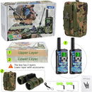 Walkie Talkies for Kids Toys for Boys Aged 5+ Outdoor Toys 2 Way Radio 22 Channel 3 Miles Range for Camp Hunt Adventure Game Birthday 6 7 8 9 10 Year Old Boys Gifts (Blue) by TinyTreasures Baby Boutique