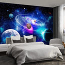 Planet Wall murals Peel and Stick Galaxy Wallpaper for Bedroom Nursery Room - 108"x157" by CozyNest Decor