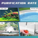 UV Light for Aquarium Algae Control with 55W UVC Bulb Stainless Steel Ultraviolet Green Water Machine Algae Remover for Pond by GreenHaven Gardens