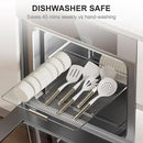 OOU Silicone Kitchen Cooking Utensils Set, 446°F Heat Resistant Kitchen Tool Set with Magnetic Wall Mounted Holder, 6 pcs Spatula Set with Stainless Steel Handle, Dishwasher Safe by CozyNest Decor