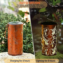 2 Pack Solar Lanterns Outdoor Hanging Hummingbird Decor Lantern,Waterproof Hollow Out Metal Decorative Garden Light,Graceful Decoration for Patio,Yard,Landscape,Festival by GreenHaven Gardens