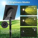 T-SUNUS Solar Garden Spotlight Outdoor, 4-in-1 Solar Spot Lights IP65 Waterproof 9.8ft Cable, 5W Separated Solar Panel, Auto On/Off for Tree Patio Yard Driveway Pathway Pool Area(Warm White 3000K) by GreenHaven Gardens