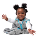 baby deedee Sleep Nest Fleece Baby Sleeping Bag, Gray, 18-36 Month, Gray Aqua by TinyTreasures Baby Boutique