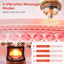 Morfone Red Light Therapy Belt, Cordless Infrared Light Therapy Pad for Body Heating Vibration Rechargeable Waist Wrap with Controller/Timer, 660nm&850nm, for Back Shoulder Muscle Pain Relief by CozyNest Decor