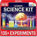 Doctor Jupiter Ultimate Science Kit, Chemistry Set for Kids Ages 8-10-12-14 | Birthday Gift Ideas for Boys & Girls 8,9,10+ Years Old| STEM Toy with 135+ Experiments| Learning & Educational Projects by TinyTreasures Baby Boutique