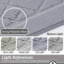 BEQHAUSE Dirt Trapper Door Mat 24" x 36", Doormat Non-Slip Entryway Rugs Washable, Dog Door Mat Stain Resistant and Absorbent Welcome Floor Mat for Front Back Door, Muddy Wet Shoes & Paws, Grey by CozyNest Decor
