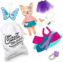 Craft-tastic – Make a Fox Friend Craft Kit – Learn to Make 1 Easy-to-Sew Stuffie with Clothes & Accessories by TinyTreasures Baby Boutique