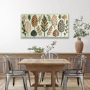 Boho Wall Art Chic Home Wall Art Modern Bohemian Feather Green Canvas Wall Art Decor For Apartment Dorm Living Room Bedroom Nursery Backdrop 20"W X 40"L Ready To Hanging by CozyNest Decor