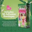 BioSwiss Bandages, Magical Fairies Shaped Self Adhesive Bandage, Latex Free Sterile Wound Care, Fun First Aid Kit Supplies for Kids and Adults, 50 Count by TinyTreasures Baby Boutique