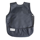 Tiny Twinkle Mess Proof Baby Bib - Waterproof & Lightweight Baby-Led Weaning Apron | 100% Recycled Polyester, Easy Clean & Machine Washable (Charcoal, Small 6-24 Months) by TinyTreasures Baby Boutique