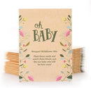 BENTLEY SEED CO. Oh Baby Seed Packets|Girl or Boy Baby Shower Favors for Guests | 25 Wildflower Seed Packets | Pre-Filled | Bouquet Wildflower Mix | Non-GMO Seeds | Gender Neutral | Eco-Friendly Gift by GreenHaven Gardens