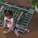 Play Rug for Playroom 59"x39" Traffic System Playmat Car Rugs for Toy Boys Carpet City Pretend Play Non-Slip Washable by TinyTreasures Baby Boutique