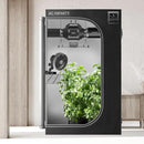 AC Infinity Advance Grow System 3x3, 3-Plant Kit, WiFi-Integrated Grow Tent Kit, Automate Ventilation, Circulation, Schedule Full Spectrum Samsung LM301H LED Grow Light, 2000D Mylar Tent by GreenHaven Gardens