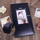 RECUTMS Photo Album 4x6 300 Pocket Black Pages PU Leather Slip-in Picture Album for Baby Family Anniversary Wedding Mother's Day (Blue) by TinyTreasures Baby Boutique