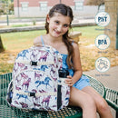 Wildkin ECO rPET 17-inch Large Backpack – Sustainable, Padded, Adjustable – Horse Dreams by TinyTreasures Baby Boutique