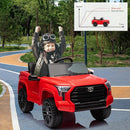 Electric Car for Kids, Licensed Toyota Tundra 12V Electric Truck, Off-Road Kids Car w/Remote, Spring Suspension & 3 Speeds, LED Headlights, Ride-On Toys for Boys/Girls by TinyTreasures Baby Boutique