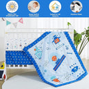 Viviland 3 Pieces Baby Bedding Set for Boy Girls, Baby Bedding Set for Newborn, Infant & Toddler - Robot by TinyTreasures Baby Boutique