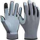 OZERO Women Leather Work Gloves: Touch Screen | Deerskin Garden Gloves with Grip | Ideal for Yard Work, Daily Tasks, Driving by GreenHaven Gardens