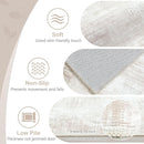 Area Rugs 6x9 Living Room: Washable Rug Modern Abstract Large Rug Soft Non Slip Neutral Rugs Stain Resistant Indoor Carpet for Bedroom Kitchen Dining Room Table Nursery Home Office Rugs(Beige,6'x9') by TinyTreasures Baby Boutique