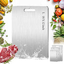 Titanium Cutting Board, 100% Pure Titanium Cutting Boards for Kitchen, Double Sided Food-Grade, Dishwasher Safe Chopping Board for Cutting Meat Vegetable Fruit (18"L x 12"W) by CozyNest Decor