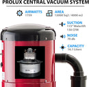 Prolux CV12000 Central Vacuum Power Unit with powerful 2 speed motor and 25 Year Warranty!
