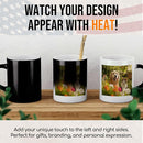 Custom Magic Mug Personalized Photo Coffee Mugs 11 Oz Customize Color Changing Cup with Photo Text Image Logo Ceramic Cups Gifts for Men Women Dad Mom Family Best Friend by TinyTreasures Baby Boutique