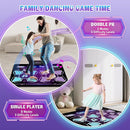 Toys Double Dance Mat for Kids, Boys & Girls Toys Ages 3 4 5 6 7 8+ Year Old Gifts Ideas for Electronic Dance Challenge Palymat, Single & Double Player Game Modes, Easter Gifts for Boys Girls by TinyTreasures Baby Boutique