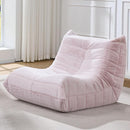 Bean Bag Chairs for Adults Giant Bean Bag Chair Memory Foam BeanBag Chair Big Bean Bag Sofa with Filler Faux Fur Fireside Beanbags Lazy Sofa for Living Room Bedroom Dorm Office (Pink Plush) by CozyNest Decor