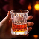 KAMMAK Whiskey Glass 7.75oz Set of 2, Old Fashioned Glass for Scotch, Cocktails, Rum, Shot Glasses Vodka in Bar And Party Gifts for Men, Whisky Lovers, Wedding, Anniversary, Birthday by CozyNest Decor