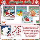 4 Pcs Christmas Paint by Sticker Books for Kids Ages 4-8 Sticker by Number Books Activity Book for Kids Ages 3-5 Sticker Puzzle Book Craft Art Toddlers Gift Snowman Santa Claus Xmas Tree 32 Pictures by TinyTreasures Baby Boutique