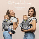 Boba Air Ultra-Lightweight Baby Carrier and Toddler Backpack - Baby Hiking Carrier 3 Months (15-45lbs) - Toddler Backpack and Baby Carrier (Grey) by TinyTreasures Baby Boutique