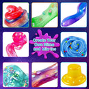 YOPINSAND Galaxy Slime Kit for Girls, DIY Slime Making Kit, Glimmer Crunchy, Butter, Foam, Glow in The Dark Slime with Add-ins, Foam Balls, Charms, Glitters, Party Favors Gift Toys for Kids 6-12 by TinyTreasures Baby Boutique
