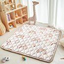 Baby Play Mat, 50x50 Playpen Mat with Super Soft Touch, Activity Mat with Upgraded Anti-Slip Bottom, Machine Washable Crawling Mat for Floor & Picnic(Boho Rainbow) by TinyTreasures Baby Boutique