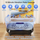 Vibration Plate Exercise Machine, 180 Speed Levels Vibration Plate for Lymphatic Drainage, Whole Body Workout Vibrating Fitness Platform, Effective for Weight Loss, Shaping, Toning & Wellness by CozyNest Decor