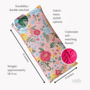Large Microwave Heating Pad with Flax Seed, Scented or Unscented, Good For Back Pain or Cramps, Moist Heat Therapy or Ice Pack, Microwavable Bean Bag, 6" x 12" (Red and Black, Peppermint) by CozyNest Decor
