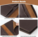 Jack&Chris Leather Passport Holder, Handmade Passport cover, Travel Wallet Cover Case for Men and Women, Leather Travel Documents Organizer Protector, JC107 by TinyTreasures Baby Boutique
