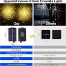 Solar Firework Lights Outdoor, 1000 LED Starburst Light Outdoor with USB Rechargerable, 8 Modes Waterproof Solar Hanging Lights for Gazebo Yard Party Wedding Decorations (Warm White, 1000 LED) by GreenHaven Gardens