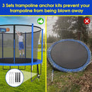 SKYUP Tranpoline 1500LBS 16 15 14 12 10 8 FT Tranpoline for 7-10 Kids and Adults, Windproof Outdoor Tranpoline with Enclosure Net, Basketball Hoop, Easy to Install & Last Long - ASTM Approved by TinyTreasures Baby Boutique