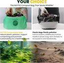 Compost Bags 1.3 Gallon,150 Count,Compostable Small Trash Bags for Kitchen Countertop Compost Bin 0.75, 1,1.2, 1.3Gallon,ASTM D6400, US BPI and Europe OK compost HOME certified by GreenHaven Gardens