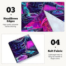 BVBOX Astronaut Space Blacklight Tapestry 79"x59", UV Reactive DJ Astronaut Jellyfish Universe Galaxy Planet Glow in Dark Music Tapestries, Black Light Neon Upright Poster Wall Hanging Backdrop Decor for Bedroom Living Room by CozyNest Decor