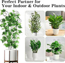 ZOUTOG Trellis for Climbing Plants Indoor 30 Inch, Houseplant Trellis for Potted Plants Metal 4Pcs for Vine Ivy Flower Support,Moon Shape,Black by GreenHaven Gardens