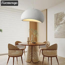 23.6in Large Wabi Sabi Pendant Lights Kitchen Island Lighting Fixture Ceiling Mount White Modern Japanese Lamp Japandi Chandelier for Dining Living Room Bedroom Restaurant Hanging Lamp by CozyNest Decor