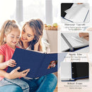 Spbapr Large Photo Album Self Adhesive Linen cover DIY Magnetic Scrapbook album with A Metal Pen Hold 3x5 4x6 5x7 6x8 8x10 Pictures 11"x10.6"60pages by TinyTreasures Baby Boutique