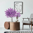 Sggvecsy 15 Pcs Babys Breath Artificial Flowers Gypsophila Bouquets Bulk Real Touch Fake Silk Flowers for Home Wedding DIY Floral Arrangement Kitchen Table Centerpiece Festival Decoration (Purple) by CozyNest Decor