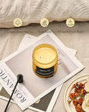 M&SENSE Neroli Tea Scented Candle - 11.6oz Natural Soy Wax Non Toxic 70-Hour Burn, 2-Wick Citrus Scent Candle for Stress Relief & Relaxation - Slow-Burning Home Fragrance Gift for Holiday by CozyNest Decor