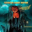 AW 7 Ft Scary Giant Large Animated Halloween Decorations Evil Monster Alien, Jack-O-Lantern Pumpkin Props, Horror Halloween Party Motion & Sound Activated Glowing Head 2025 by CozyNest Decor