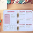 Weekly Planner Undated Planner Book with To-Do List,Weely Goals,Habit Tracker, 5.7"X 8" Inch for 52 Weeks Planning Pink for Women by TinyTreasures Baby Boutique