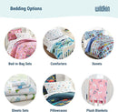Wildkin Toddler Bed in a Bag – 4-Piece Microfiber Bedding Set with Comforter, Pillowcase & Sheets - Heroes by TinyTreasures Baby Boutique
